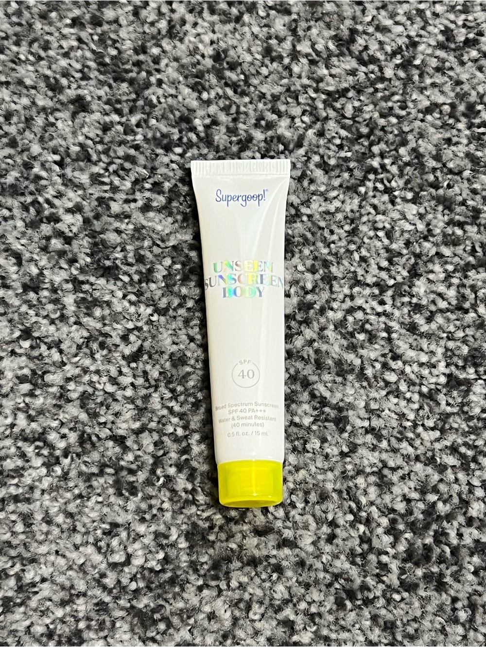 💋3/$15💋Supergoop! Mini Unseen Sunscreen Body SPF 40 Sample Size 0.5oz NWT